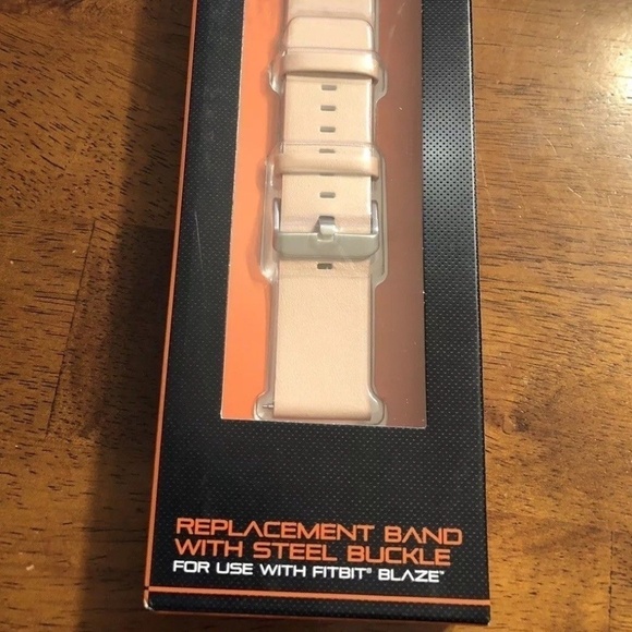 BLACK WEB For Fitbit BLAZE Watch Band ROSE - Picture 2 of 3